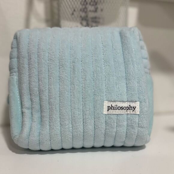 Philosophy Fuzzy Soft Zippered Makeup bag 
NWOT - Picture 2 of 3